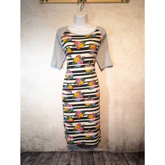 LuLaRoe new stretchy casual dress size large - Picture 1 of 3